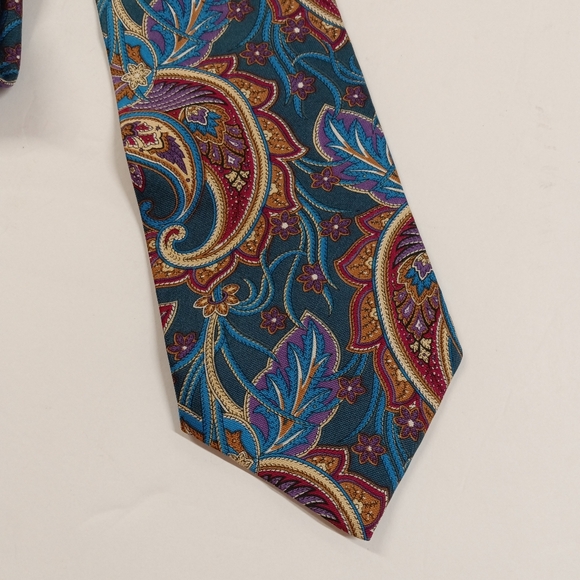 Vintage Christian Dior Silk Paisley Necktie - Picture 3 of 7